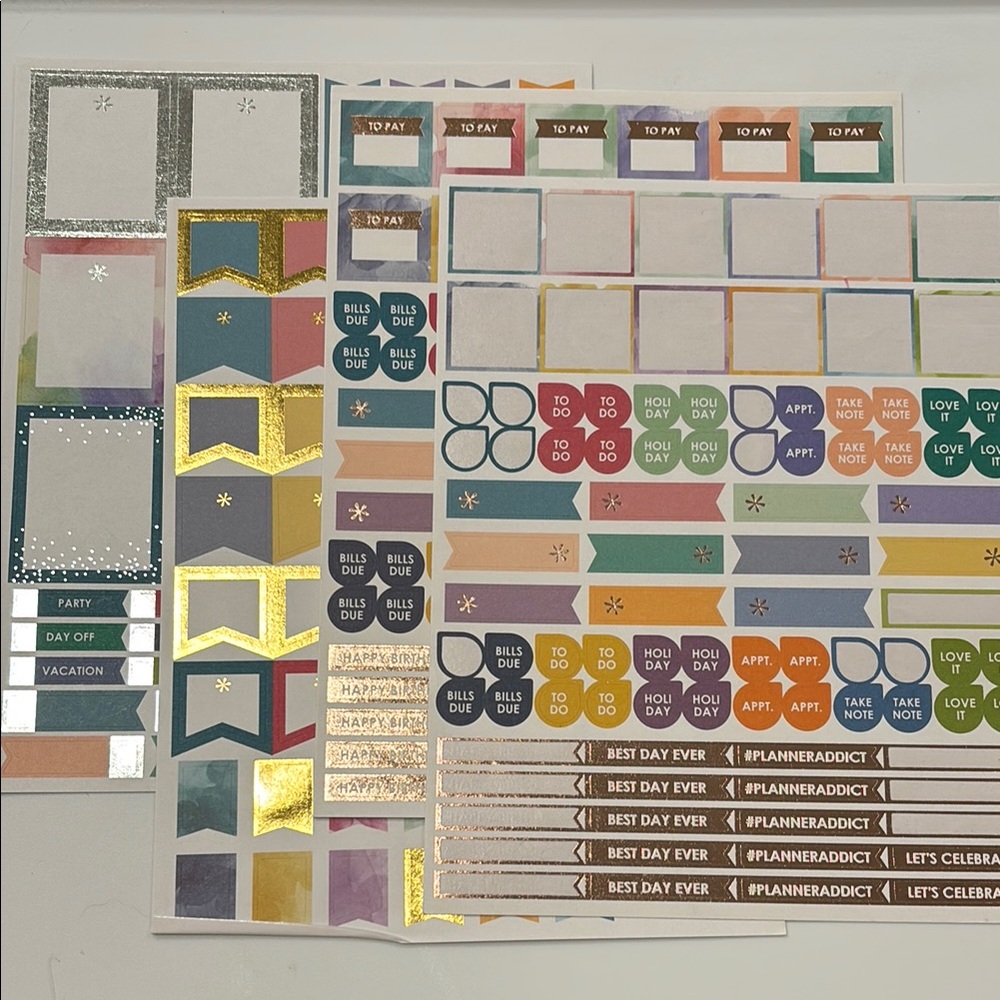Erin Condren Gently Used Sticker Assortment - Picture 6 of 8